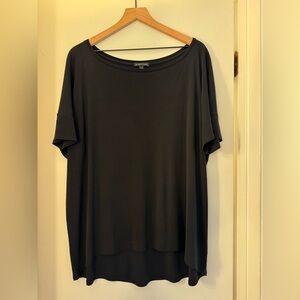 Beautiful silky fabric tunic-like T